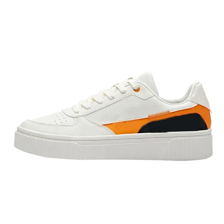 China Hot Selling Sport Sneakers Fashion Lace-Up White Skateboard Sneaker Women Men Casual Shoes