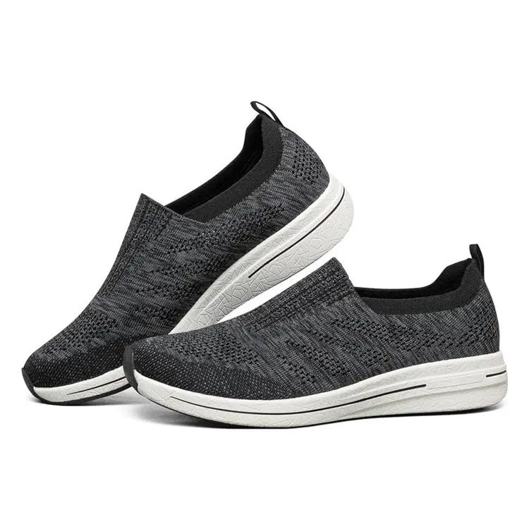 Manufacturer Popular High Quality OEM Lightweight Breathable Knit Sneaker 2021 Men Shoes Casual