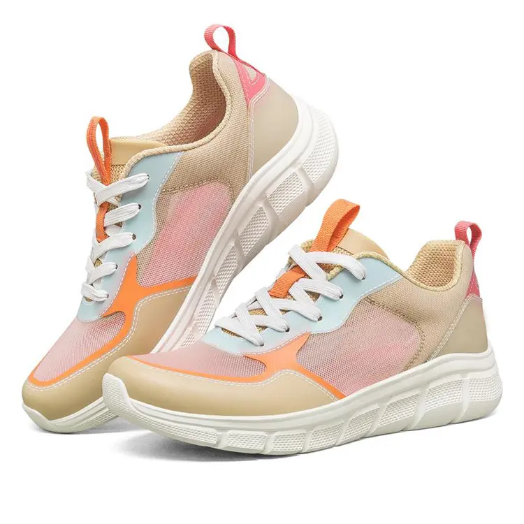 Autumn Spring Summer Soft Lightweight Sneakers Mesh Breathable Comfy Women Running Shoes Featured Image